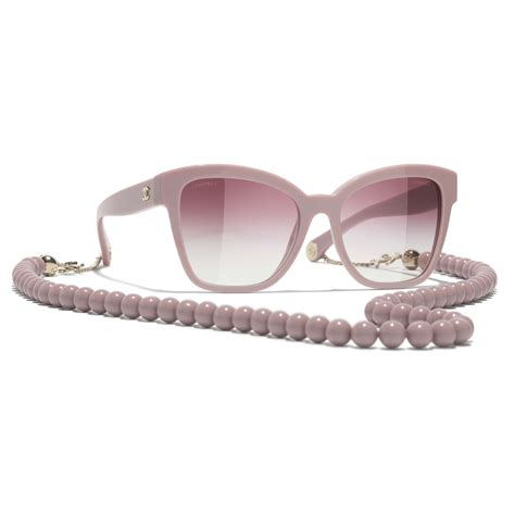 chanel rectangle sunglasses pink|Chanel oversized square sunglasses.